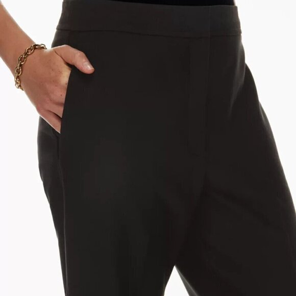 Babaton Allegory Mid-Rise Tailored Joggers Black Size 8 - Picture 3 of 14